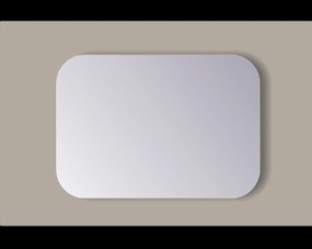 Sanicare Q-mirrors spiegel met afgeronde hoeken 60x85cm