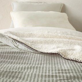 Beddensprei in katoen en sherpa, Anoti