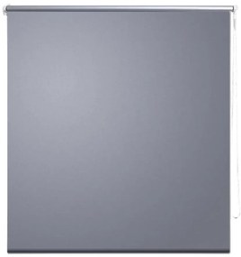 vidaXL Rolgordijn verduisterend grijs 100 x 175 cm
