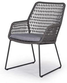 4 Seasons Outdoor Babilonia eetset met Quatro tafel met Robusto teak blad 220 x 95 cm * SALE *  Tuinset    houtkleur weerbestendig