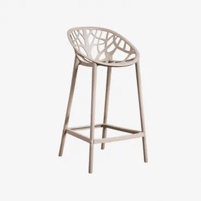 Ores Hoge Tuinstoel Van Polypropyleen Moka Bruin & ↑65 Cm - Sklum