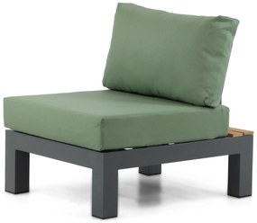 Loungeset 6 personen Aluminium/Teak Grijs Lifestyle Garden Furniture Vittoria
