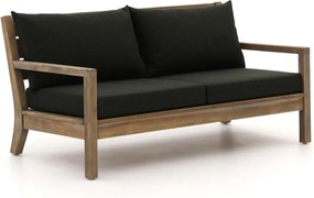 Loungebank Tuin ROUGH | Hout | 2 personen | Tuinbank Old Teak Greywash | 150cm | Incl. kussens | Kees Smit Tuinmeubelen