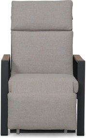 Lifestyle Garden Furniture Camino Relax Stoel Gasveer Verstelbaar Aluminium Grijs