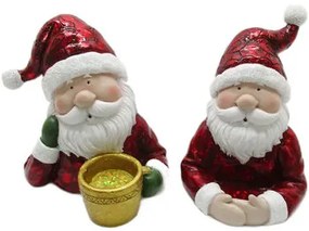 Kerst decoraties Rood Signes Grimalt  Paus Noel Figuur 2 Eenheden