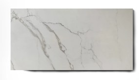 Hoogglans Vloertegel 30x60 Cm Cifre Statuario Brillo Marmerlook Wit RBT05