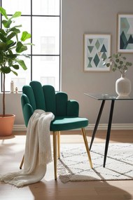 Hand Goud Fluwelen Stoel