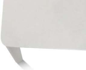 Dining Tuintafel rechthoekig 220 x 100 cm Aluminium/keramiek Taupe Como