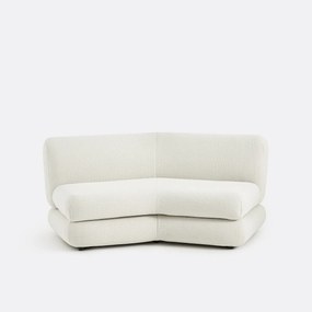 Modulaire 2-zitsbank in reliëfstof, HOOVER