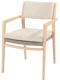 4 Seasons Outdoor Julia stapelbare tuinstoel SALE Tuinstoel beige weerbestendig