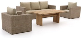 Dining loungeset Intenso  | 5 personen | Loungeset Old Teak Greywash | Wicker (vlechtwerk) | Kees Smit Tuinmeubelen
