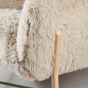 Fauteuil Met Zacht Imitatiebont