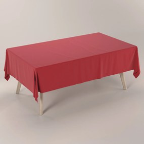 Dekoria Rechthoekig tafelkleed, rood, 100 x 100 cm