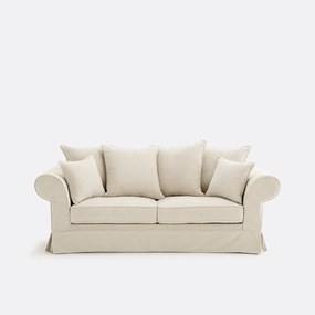 2- of 3-zits rechte bank van gemêleerd polyester, ADELIA