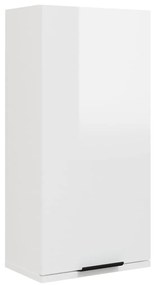 vidaXL Badkamerkast wandgemonteerd 32x20x67 cm hoogglans wit