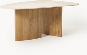 Eettafel Meadow met marmeren blad, in verschillende formaten