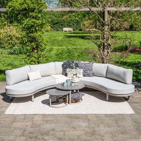 Garden Impressions Monte Carlo loungetafels taupe - centostone Napoli sand