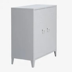 2-deurs Stalen Lockerkast Dressoir Pohpli Grijs – Koel - Sklum