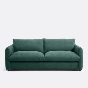 2-, 3-, 4-zits slaapbank.Yde fluweel met reliëf