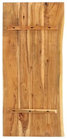 vidaXL Wastafelblad 140x55x2,5 cm massief acaciahout