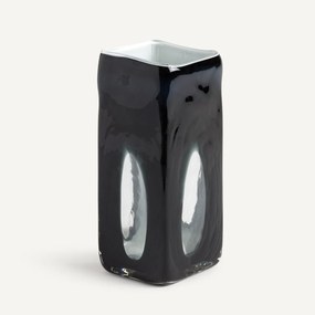 Vaas in geblazen glas, klein model, Odisha