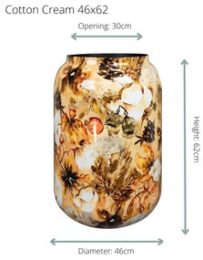 Designed by Lammie vaas Cotton cream