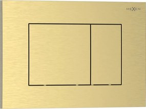 Mexen Tex 02 spoelknop, geborsteld goud - 6102-11