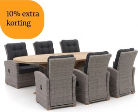 + 10% kassakorting | Diningset Intenso | 6 personen | Tuinset teakhout | 7-delig | Kees Smit Tuinmeubelen