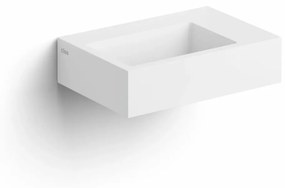 Clou Flush 2 fontein 36cm solid surface wit mat