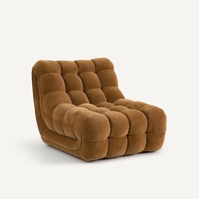 Fauteuil met fluwelen bekleding, Jud