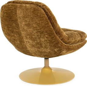Draaibaar Fauteuil Mosterd