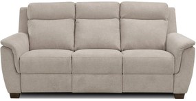 Goossens Excellent Bank Vlore bruin, stof, 3-zits, stijlvol landelijk