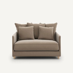 2-zits omvormbare zetel van fluweel, Lazare