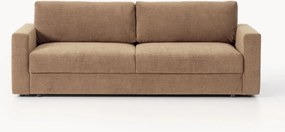 Fluwelen slaapbank Tasha (3-zits) met opbergruimte