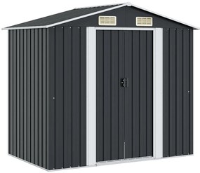 vidaXL Tuinberging 204x132x186 cm staal antraciet