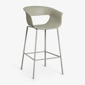 Verpakking Van 4 Hoge Tuinkrukken Van Polypropyleen En Ijzer Alanys Groen – Salie & ↑75 Cm - Sklum