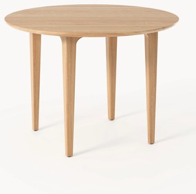 Ronde eettafel Archie van eikenhout, Ø 110 cm
