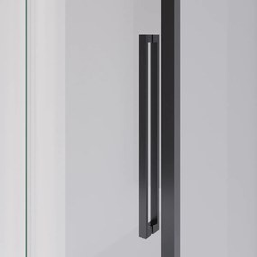 Brauer Season douchecabine met schuifdeur 160x80cm gunmetal