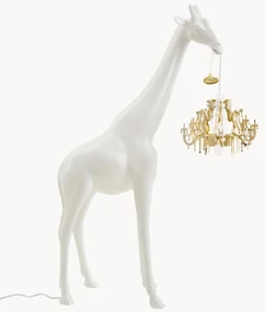 Kleine LED vloerlamp Giraffe in Love