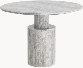 Ronde marmeren eettafel Elisabeth, Ø 120 cm