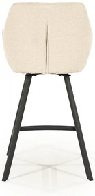 By-Boo Bliss Draaibare Barkruk Stof Beige