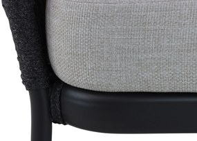 Hoek loungeset 5 personen Aluminium/rope Grijs  Coco Puerto/Montana