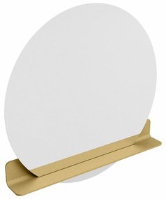 Mondiaz Spot spiegel rond Ø90cm met planchet oro