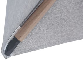Zweefparasol  3x3m S2 Excellent (excl. voet) Grijs-antraciet Camello Luna