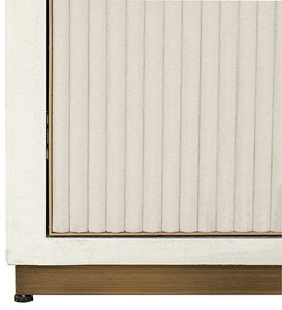 Richmond Interiors Tivoli Boogkast Beige Goud - 90x45x212cm.