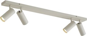 Moderne plafondspot beige 4-lichts kantelbaar - Renna