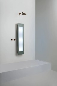 Sunshower Round Plus Medium Organic Grey infraroodlamp en UV 33x140x10cm opbouw
