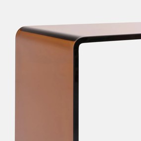 Wandtafel van gerookt gehard glas, Joan