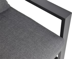 Lesli Living  Hoek Loungeset - Pina Colada - Negro - Antraciet - Lesli Living