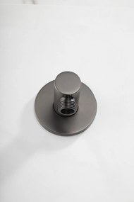 Saniclear Plus wand wateraansluiting verouderd ijzer - gunmetal
